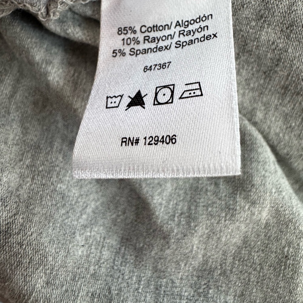 VENUS Heather Gray Ruched Tank Top - Picture 5 of 6
